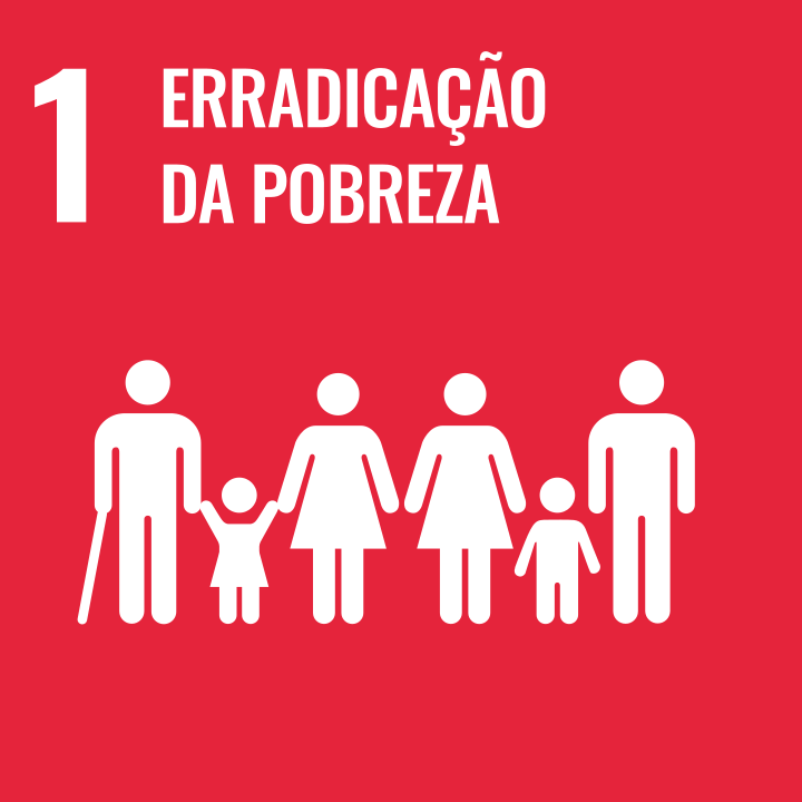 Logo ODS Erradicação da Pobreza